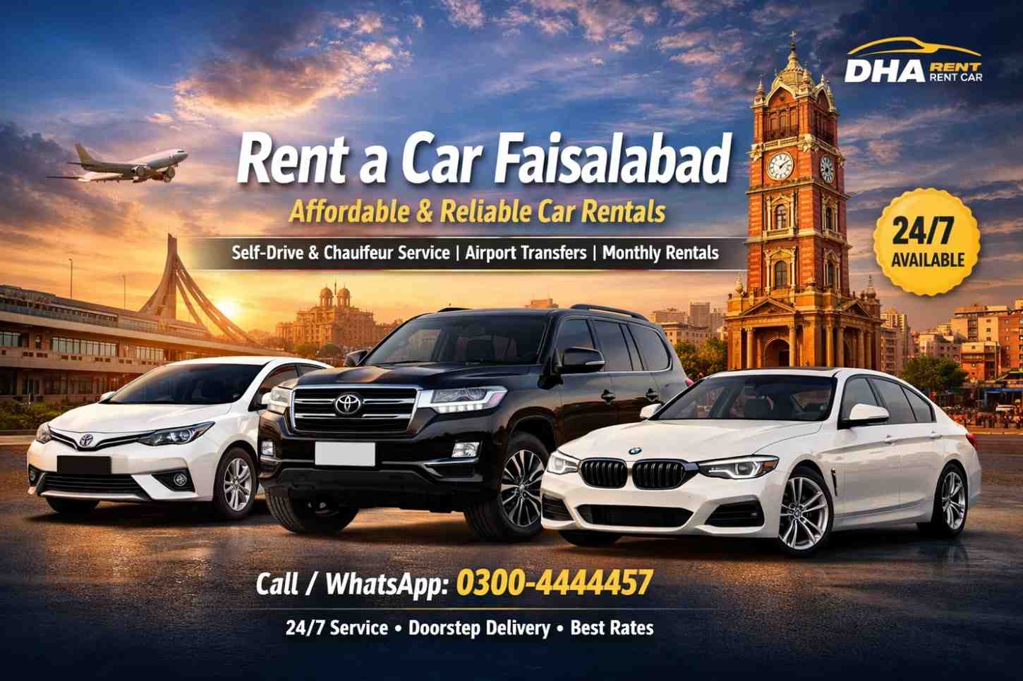Rent a Car Faisalabad