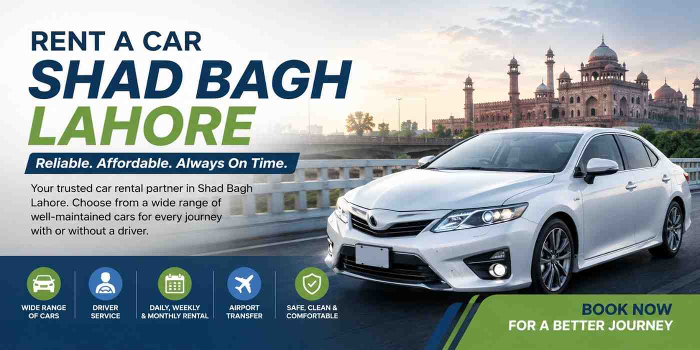 rent a car shad bagh Lahore
